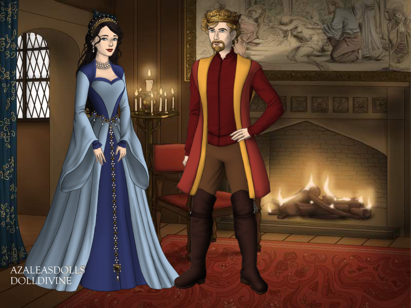 Tudors Scene ~ Merlin ~ Gwen ~ made on azaleasdolls.com