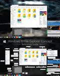 V3 Windows 10 Explorer Concept - Reimagined Ribbon by dAKirby309