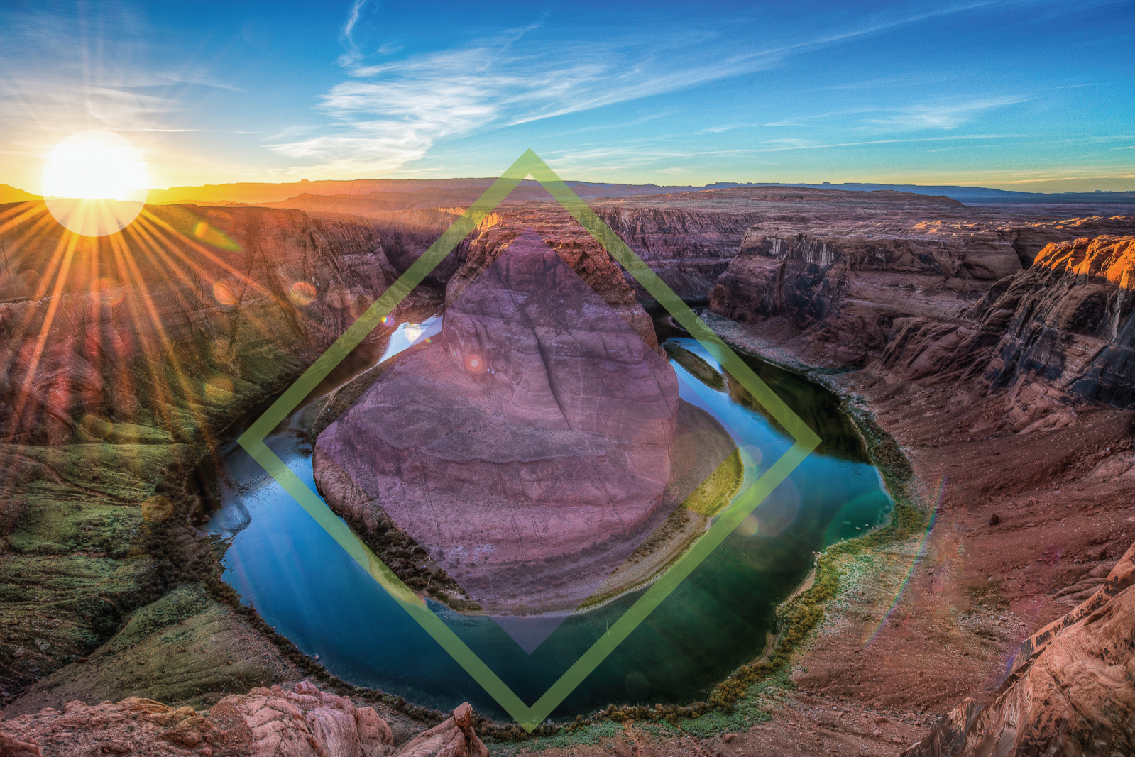 Sunset at Horseshoe Bend - Design Wallpaper 4