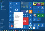 Windows 10 Start Menu Jumplist Concept