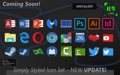 [COMPLETE] Simply Styled Icon Set UPDATE PREVIEW