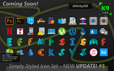 [RELEASED] PREVIEW #3 - Simply Styled Icon Set