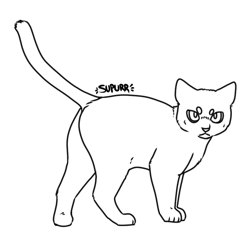 f2u young cat base by supurrnovae on DeviantArt