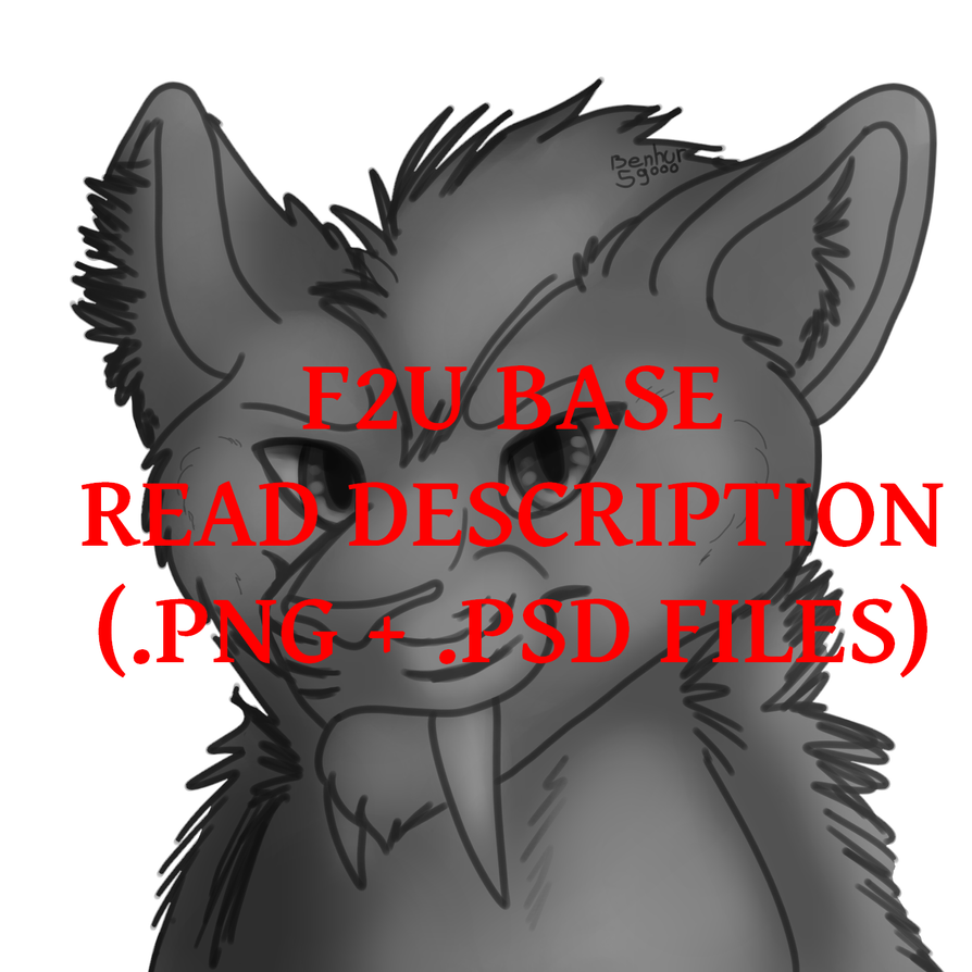 F2U Greyscale sabertooth base by KingSoot on DeviantArt