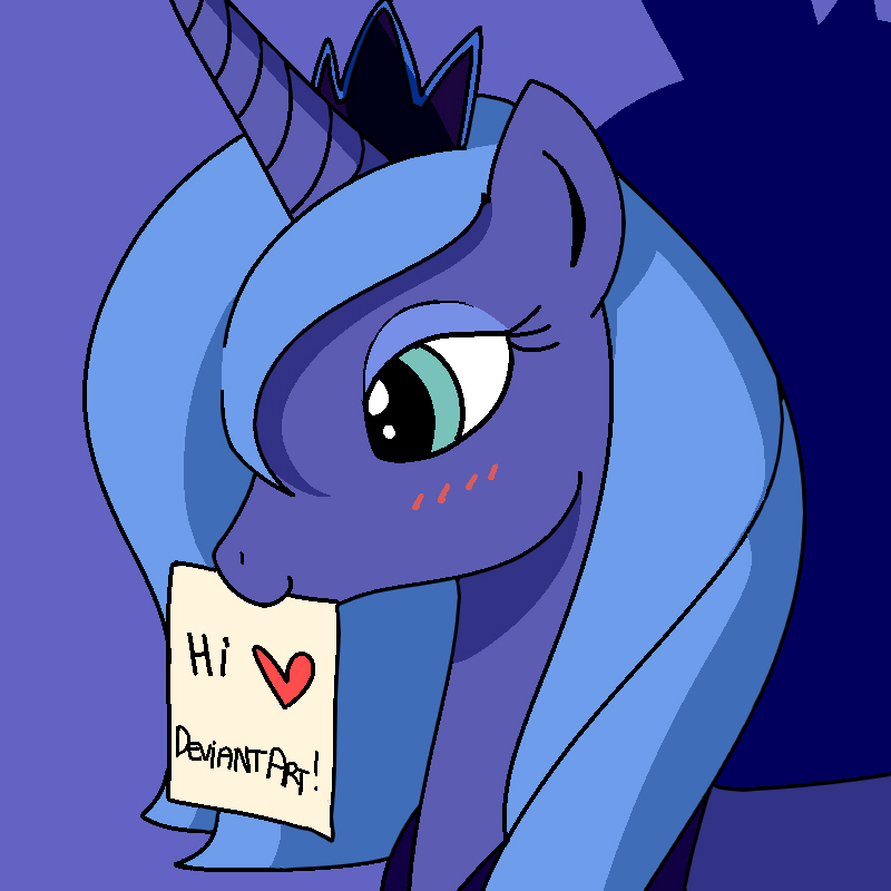 [My Little Pony] Princess Luna Loves Deviantart