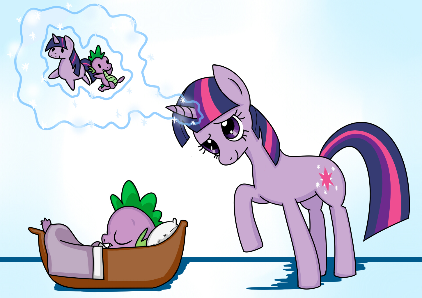 [My Little Pony] Twilight Sparkle and Spike