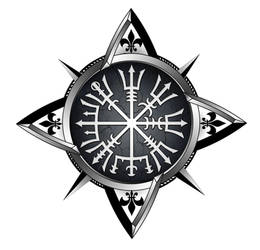 Vegvisir compass tattoo