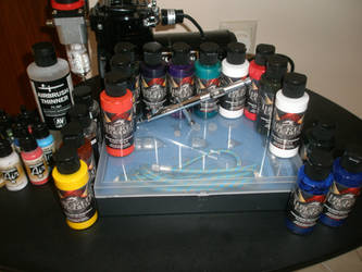 My airbrush set