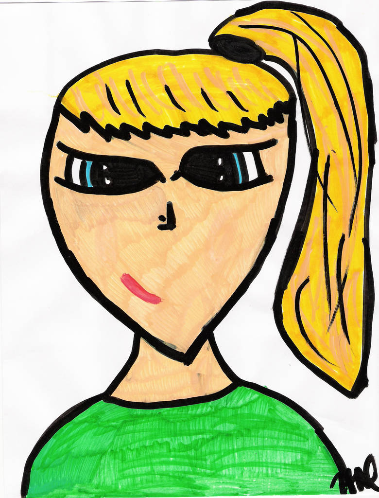 Random Girl drawing by fuublaster on DeviantArt