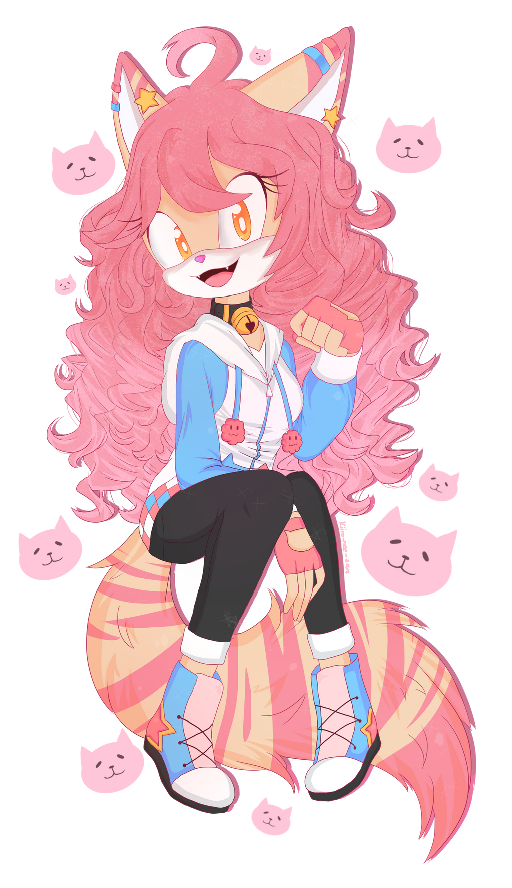 Pink Core Cat Pink cat by Kiiro-nee-san on DeviantArt