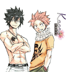 Render Gray y Natsu