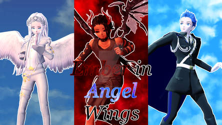 Ember in Angel Wings Protagonists Poster