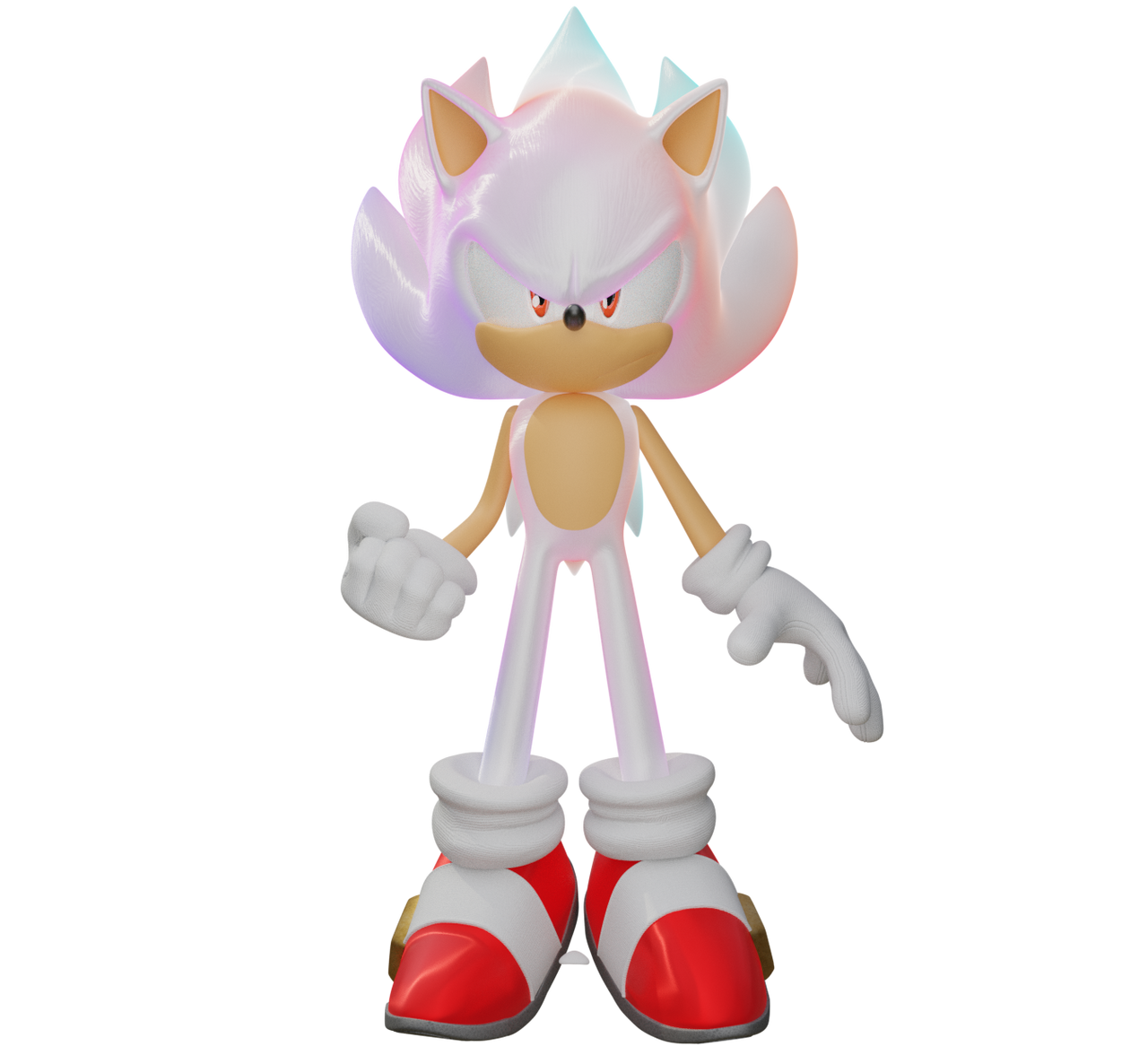 Modern Base, Super and Hyper Sonic Renders - By Me : r/SonicTheHedgehog