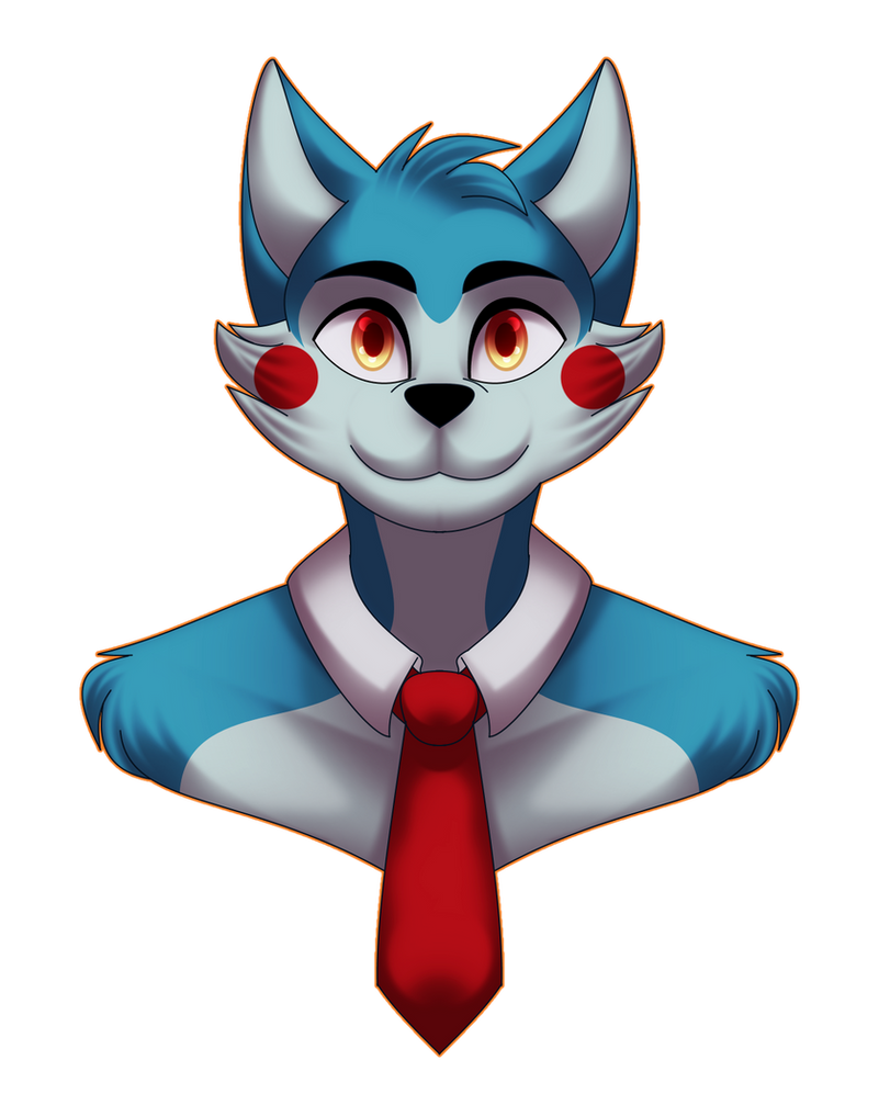 Commission- The Blue Kitteh by Wirwik on DeviantArt
