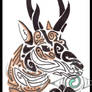 Pronghorn-Raven doubletotem