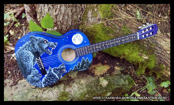 Werewolf Guitar by Nashoba-Hostina