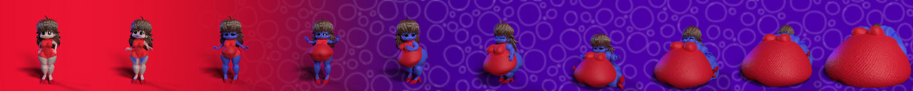 Girlfriend FNF Blueberry Sequence by SoftPolygons on DeviantArt