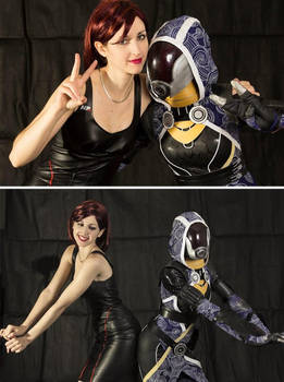 Tali and Shepard besties