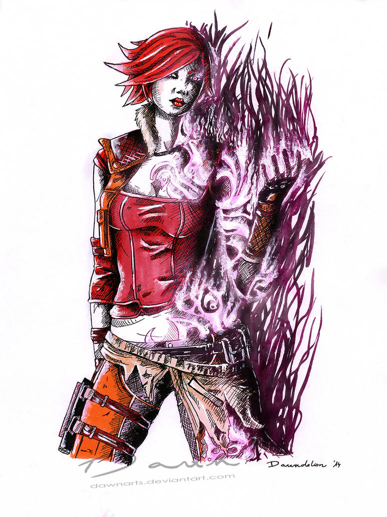 Lilith Firehawk Sticker Lilith: The Firehawk by DawnArts on DeviantArt