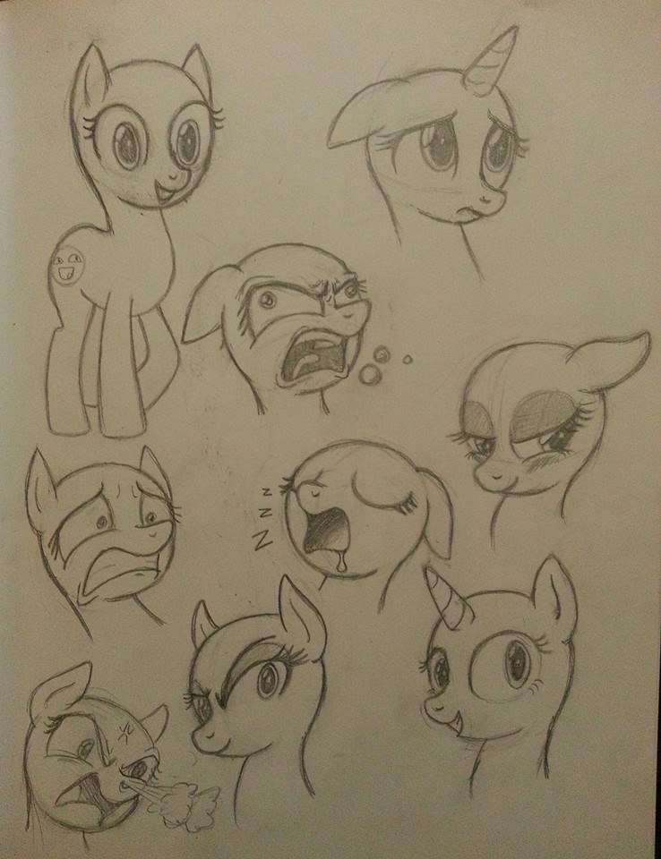 female pony faces