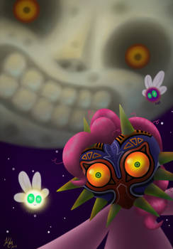 Majora's Mask - Pinkie Pie as Skull Kid