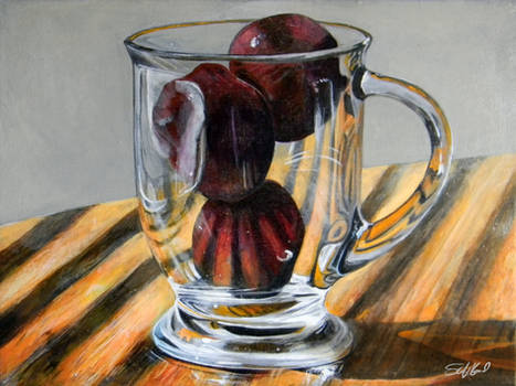 Fruit Cup - Acrylic painting