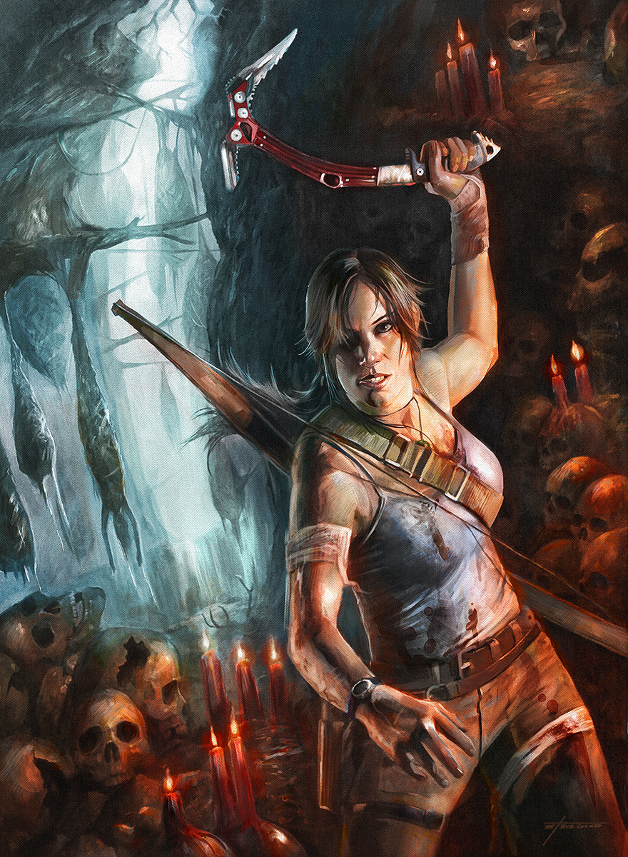 Tomb Raider Painting