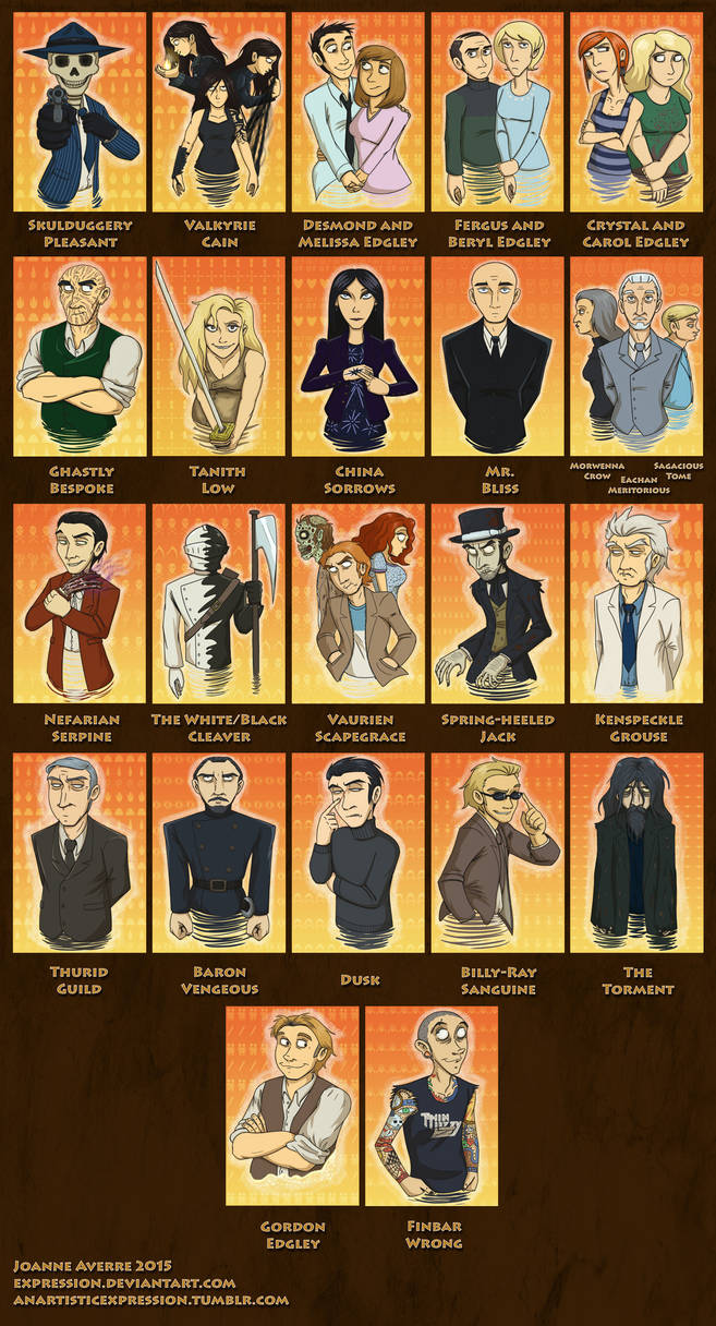 The Cast Of Skulduggery Pleasant Part One By Expression On DeviantArt the-cast-of-skulduggery-pleasant-part-one-by-expression-on-deviantart