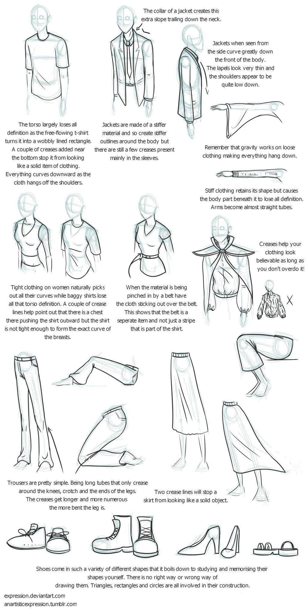 Clothing Notes by Expression on DeviantArt