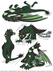 Remus Dragon Sketches