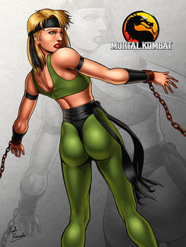 Sonya Blade chained