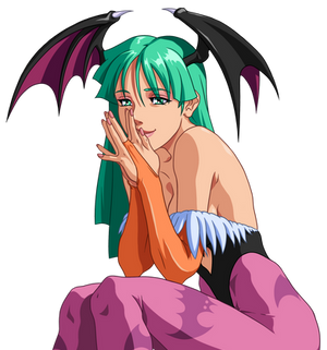 Morrigan Unused Portrait - Vampire Savior