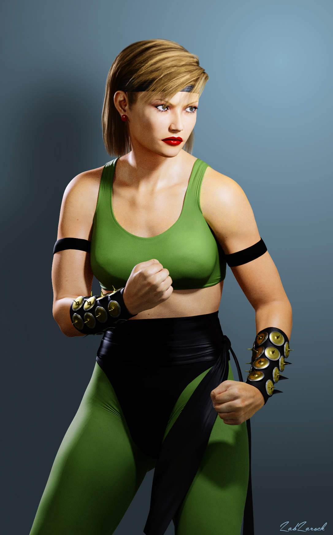 Sonya Blade - Mortal Kombat 4 by ZabZarock on DeviantArt
