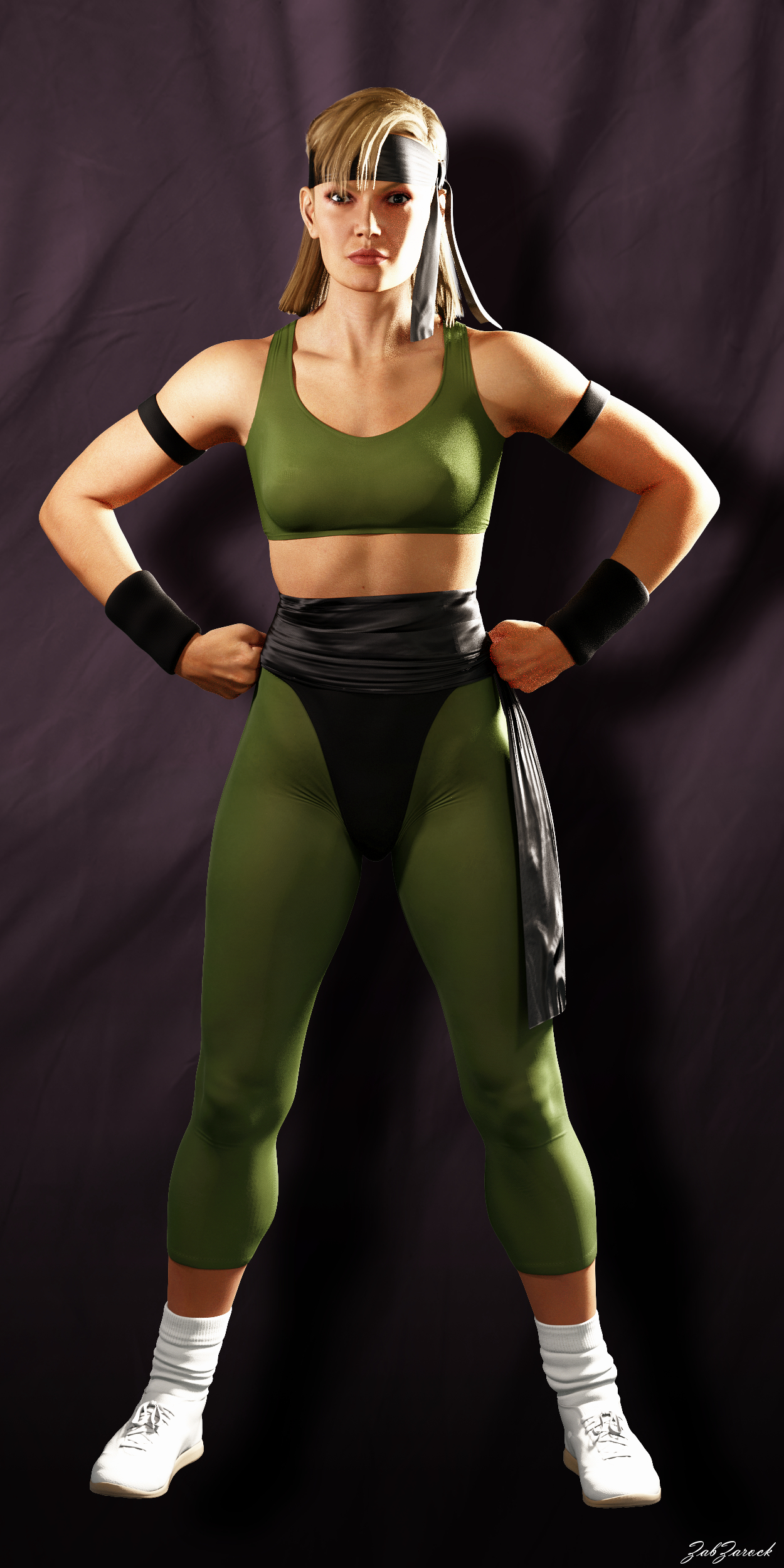 Sonya Blade - Mortal Kombat 4 by ZabZarock on DeviantArt