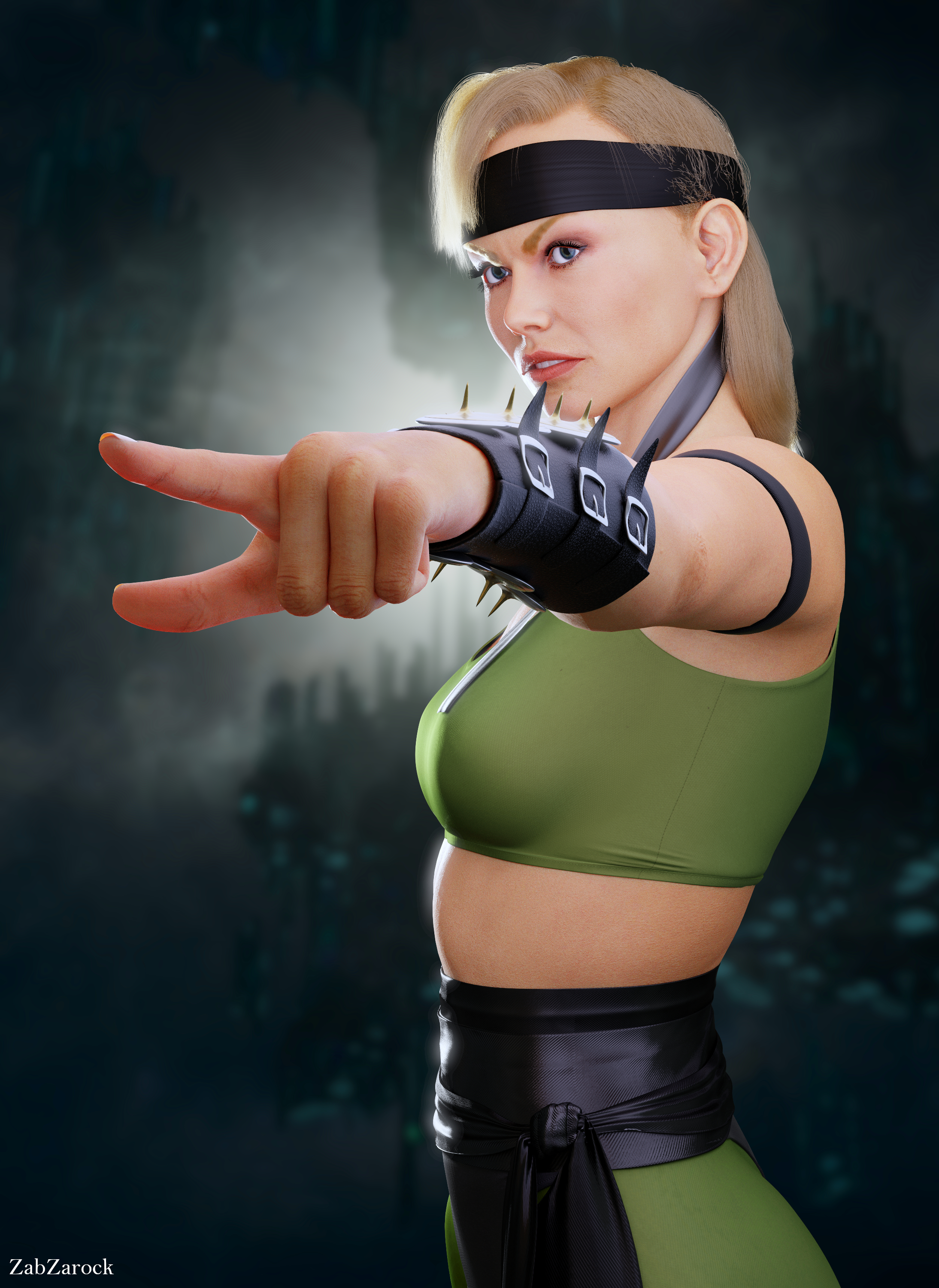 Sonya Blade - Mortal Kombat 4 by ZabZarock on DeviantArt