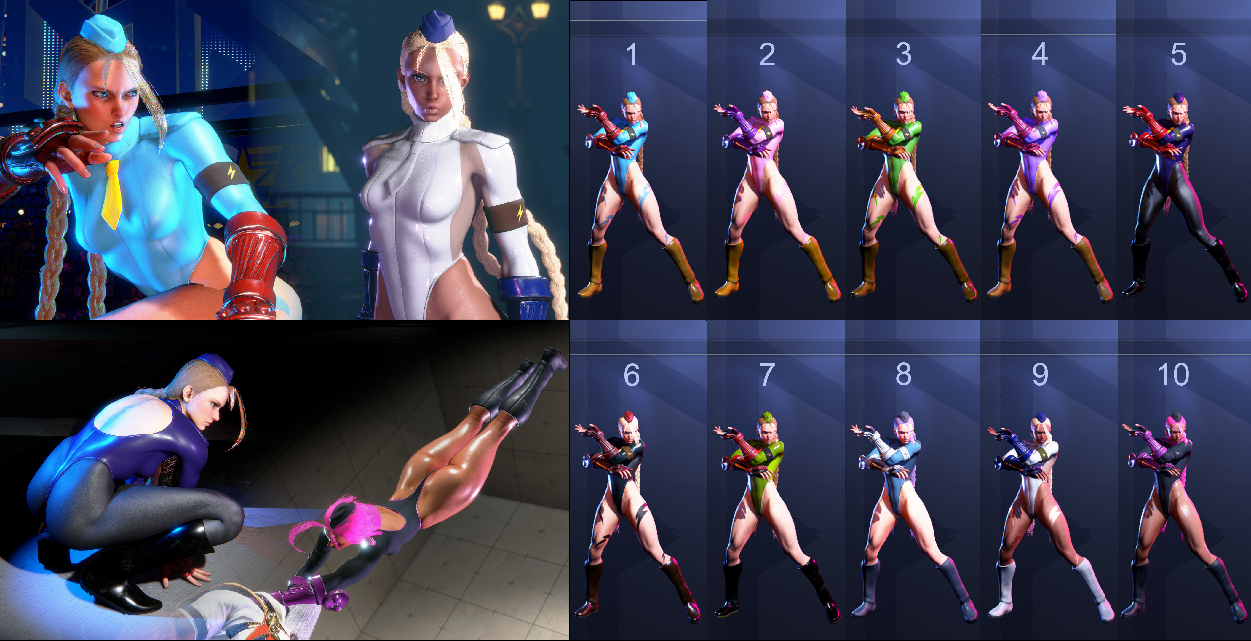 Killer Bee mod for Cammy (Street Fighter 6) by ZabZarock on DeviantArt