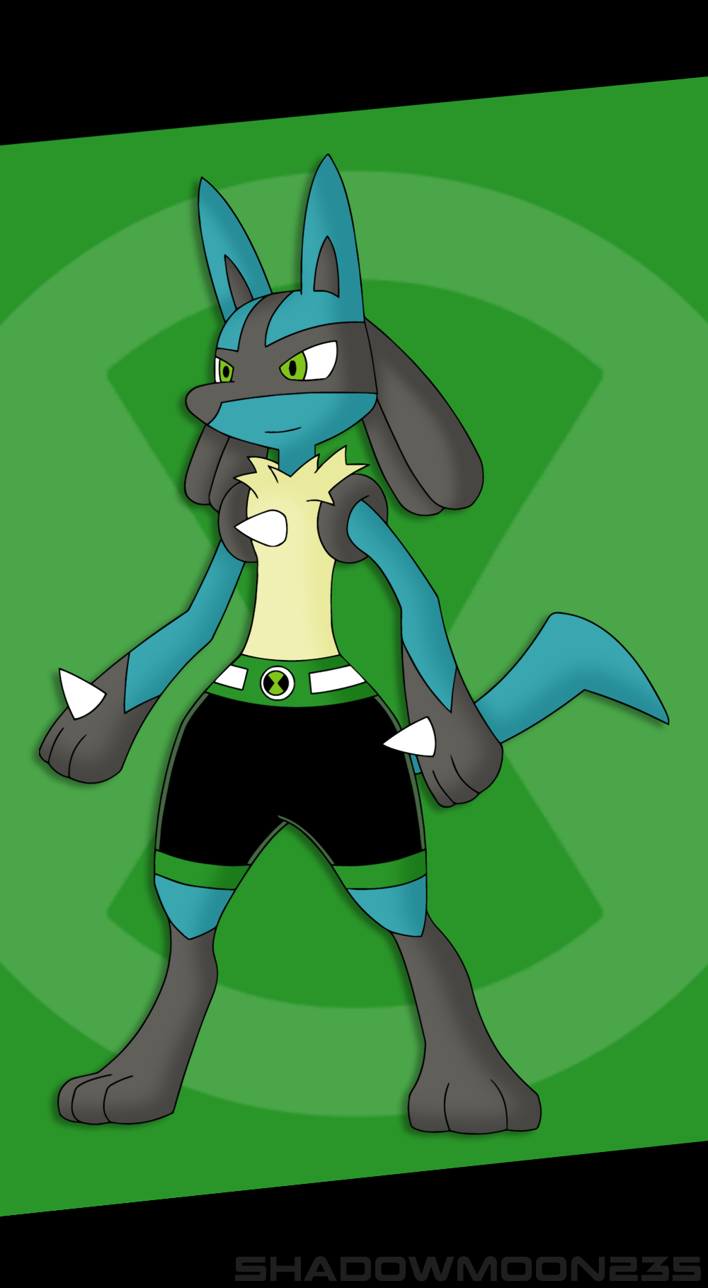 Custom Lucario-GX Shiny by TheBJO13 on DeviantArt