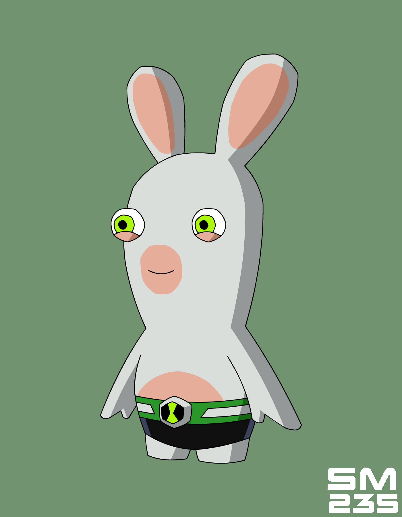 Ben With Rabbit Ben 10's Rabbid by ShadowMoon235 on DeviantArt