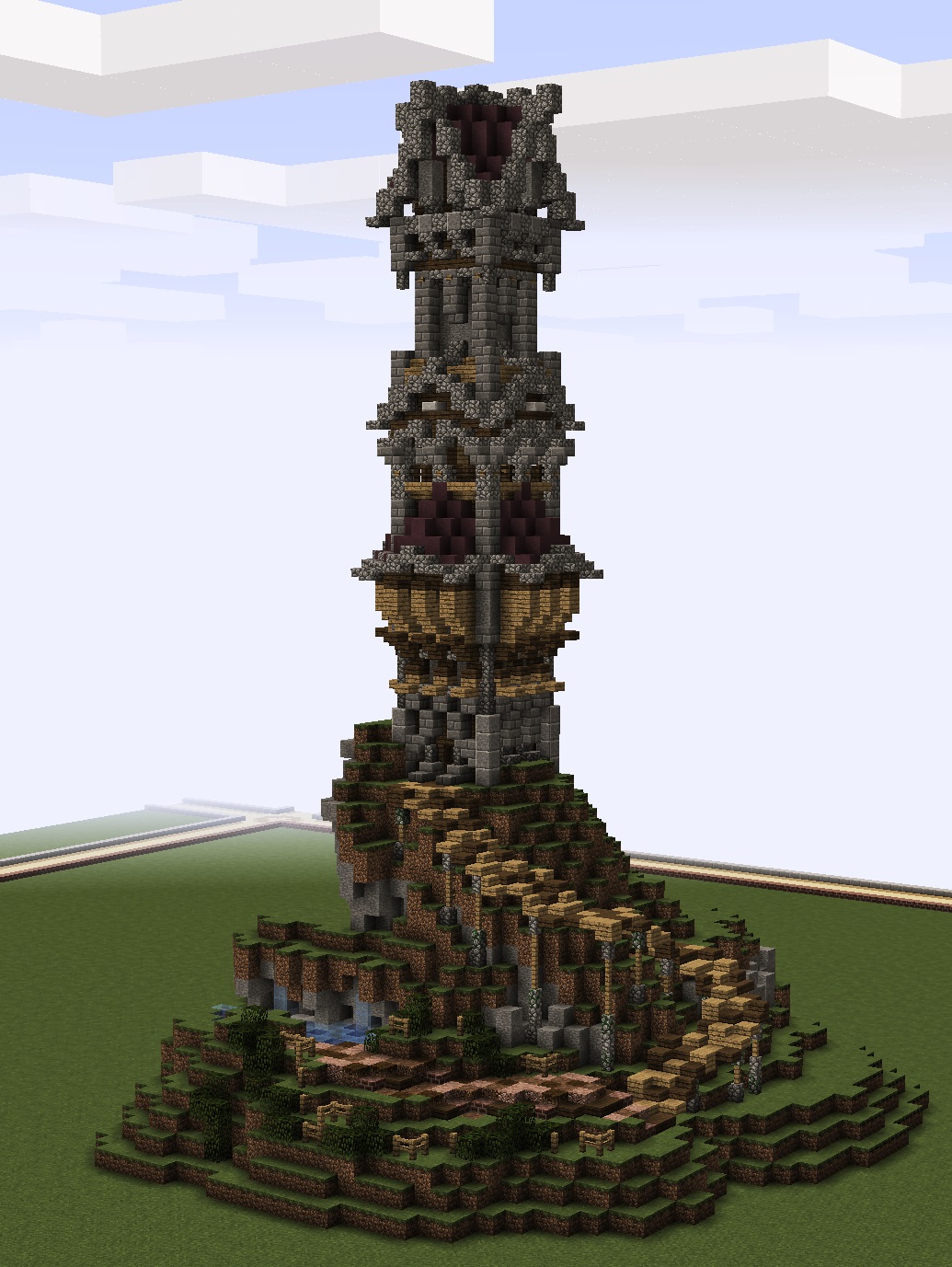 minecraft medieval watchtower