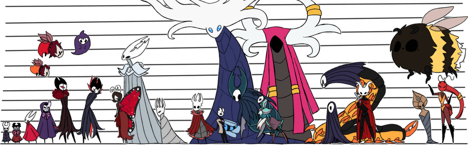 Hollow Knight (Ocs Height Comparison) by Sage455 on DeviantArt