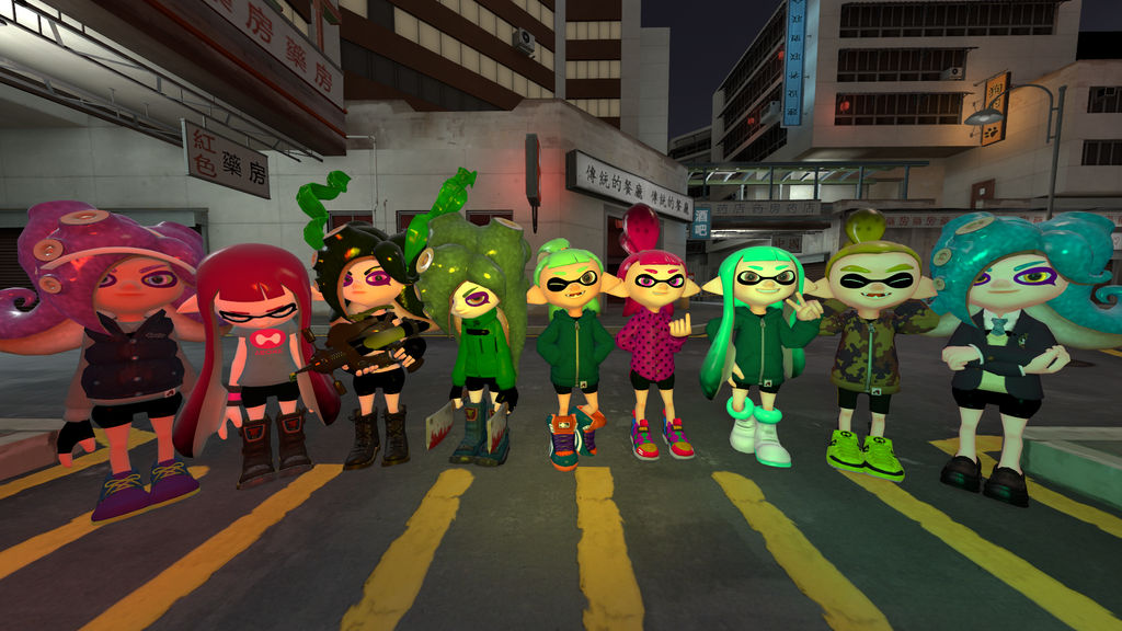 Full Splatoon Character Cast by PsychoSinked on DeviantArt