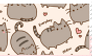 pusheen cat stamp