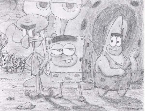 Sponge Bc spongebob BC the stone age by roman94 on DeviantArt