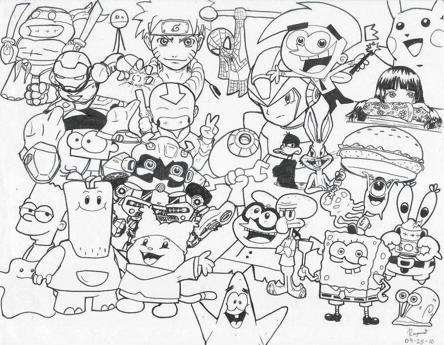 Mixed Cartoons by roman94 on DeviantArt