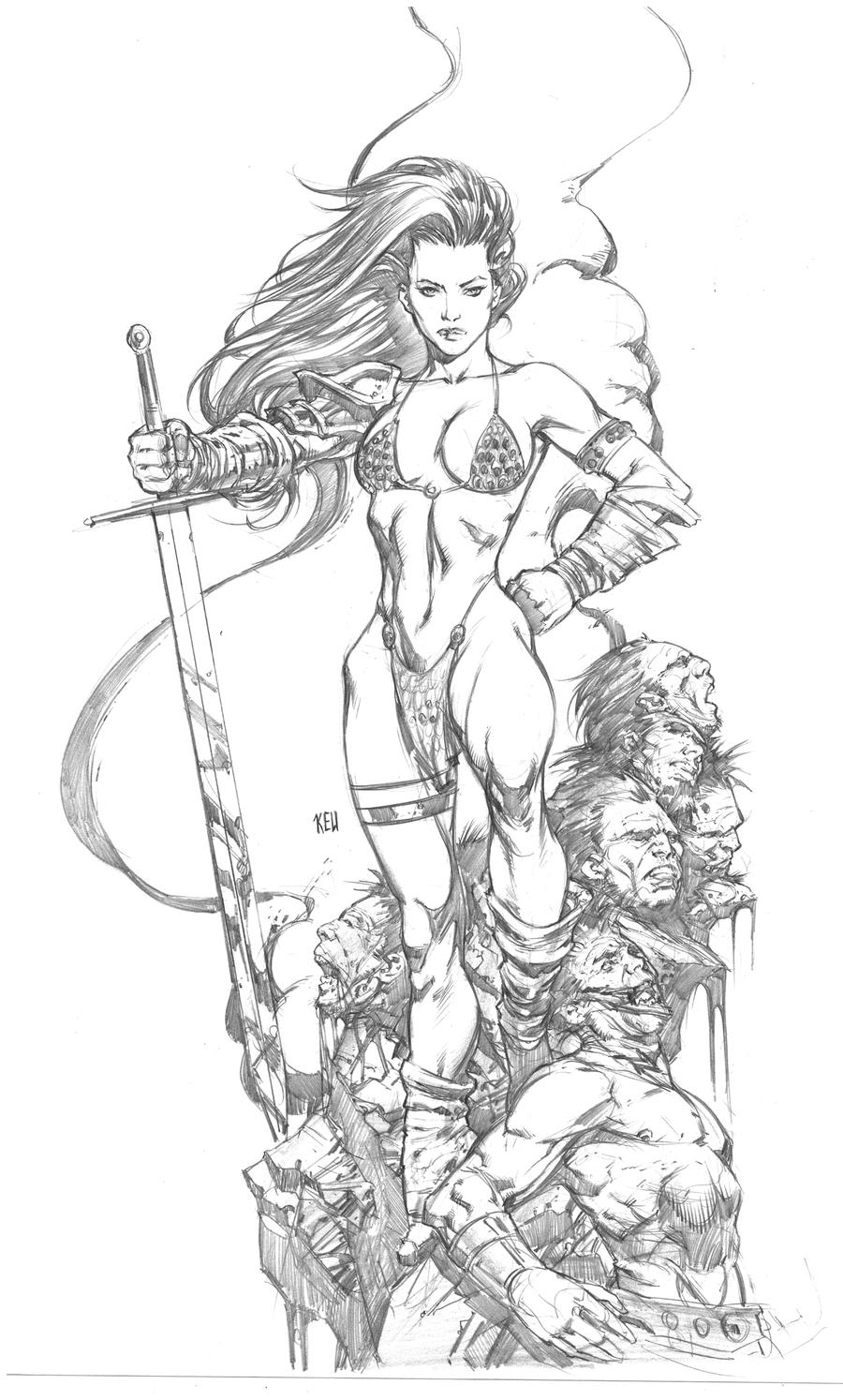 Red Sonja commision piece