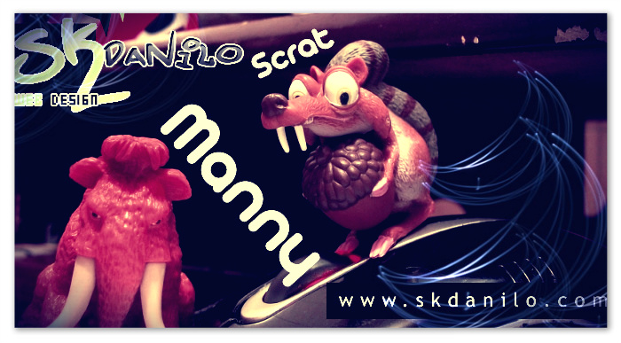 fotografia | Manny e Scrat - macro