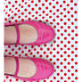 Pink Shoes and Polka Dots