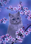 Spring kitten by ARiA-Illustration