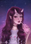 Strawberry oni by ARiA-Illustration
