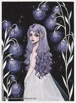 Bellflower Garden- Day 3. Inktober18 by ARiA-Illustration